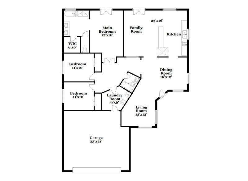 2,165/Mo, 456 Wright Way Henderson, NV 89015 Floor Plan View