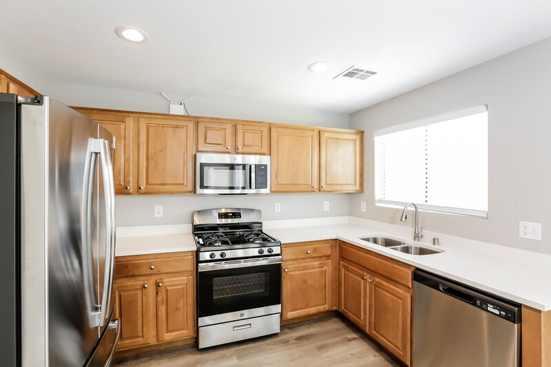 1,880/Mo, 8457 Spencer Canyon St Las Vegas, NV 89166 Kitchen View 2