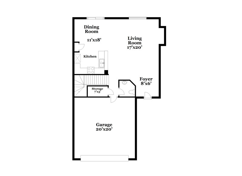 2,070/Mo, 1517 Beams Ave North Las Vegas, NV 89081 Floor Plan View