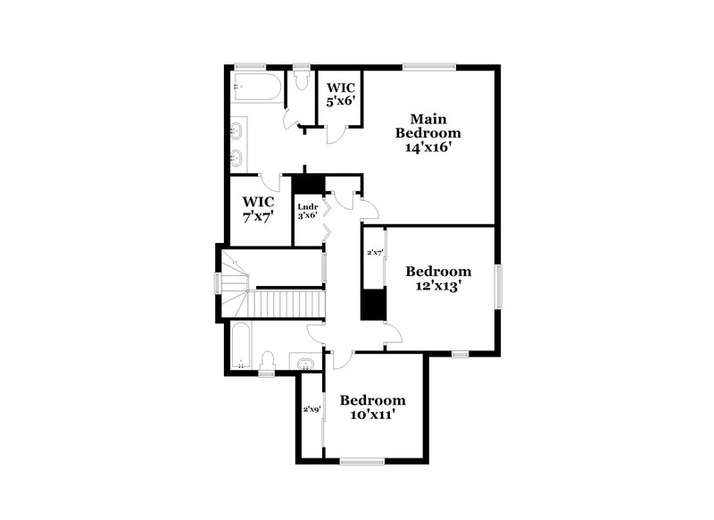 2,070/Mo, 1517 Beams Ave North Las Vegas, NV 89081 Floor Plan View 2