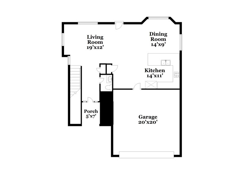 3,440/Mo, 5119 Silent Valley Ave Las Vegas, NV 89139 Floor Plan View