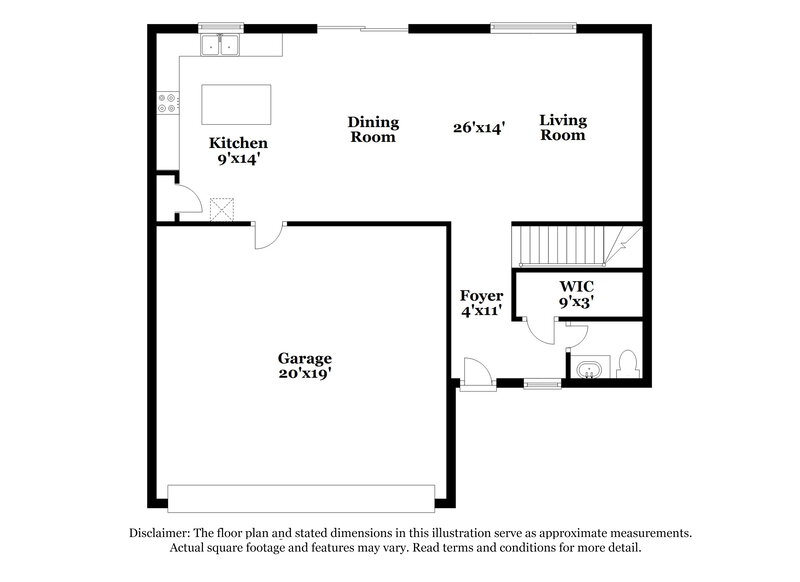 2,150/Mo, 10280 Gibson Isle Dr Las Vegas, NV 89166 Floor Plan View 2