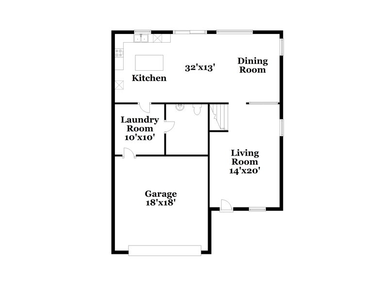 2,090/Mo, 3021 Bayliner Ave North Las Vegas, NV 89031 Floor Plan View