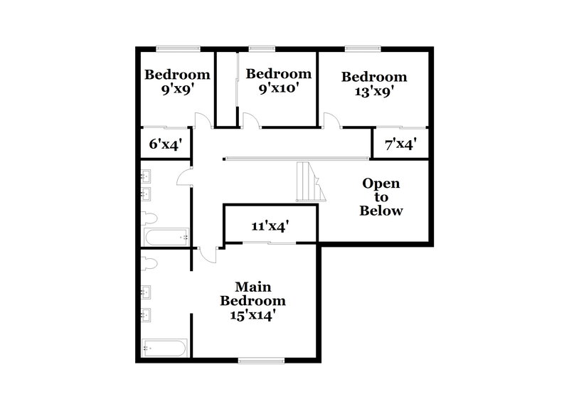 2,090/Mo, 3021 Bayliner Ave North Las Vegas, NV 89031 Floor Plan View 2