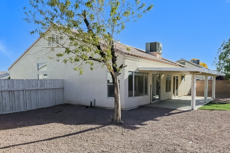 1,850/Mo, 3829 Fall Oaks Ct North Las Vegas, NV 89032 Rear View