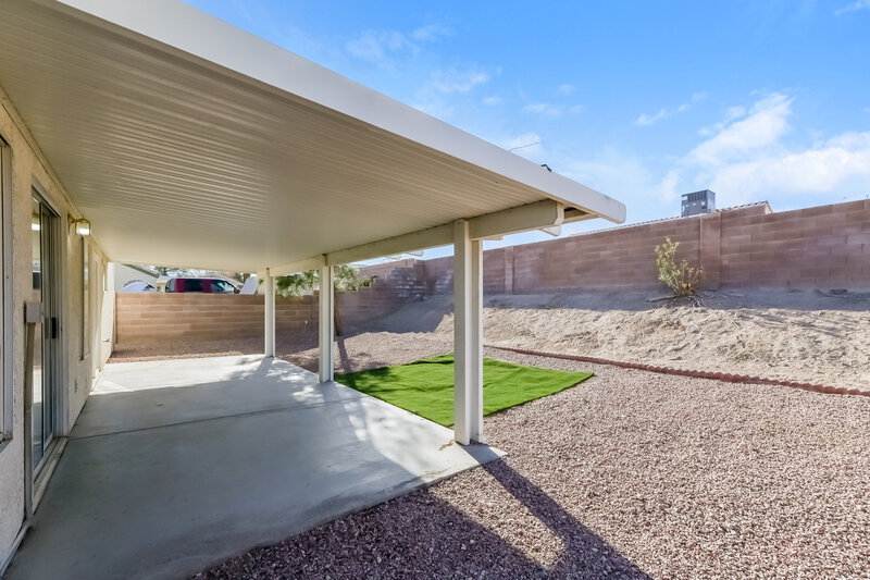 1,850/Mo, 3829 Fall Oaks Ct North Las Vegas, NV 89032 Backyard View