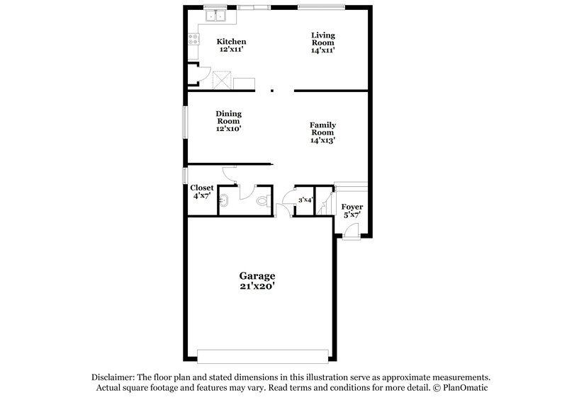 2,380/Mo, 9532 Flying Eagle Lane Las Vegas, NV 89123 Floor Plan View