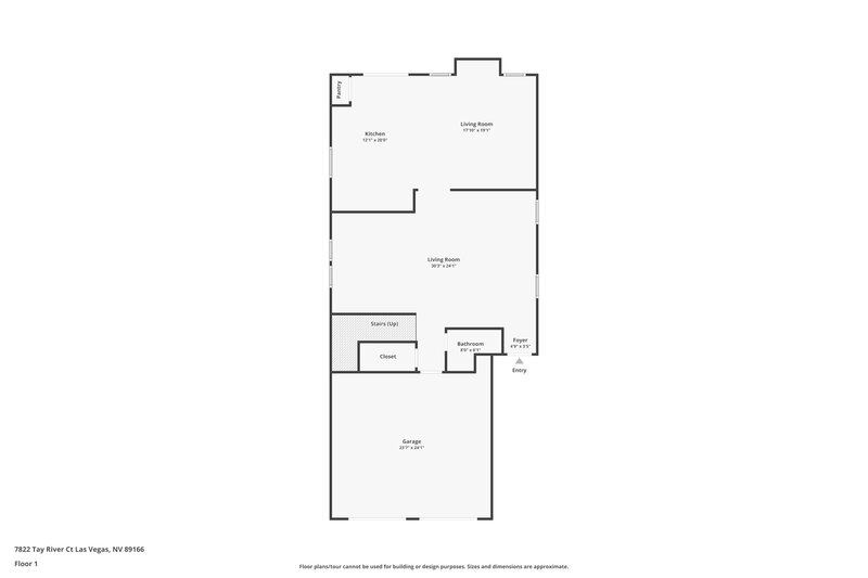 2,130/Mo, 7822 Tay River Ct Las Vegas, NV 89166 Floor Plan View
