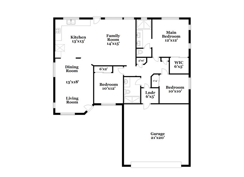 2,105/Mo, 707 Heritage Point Dr Henderson, NV 89002 Floor Plan View