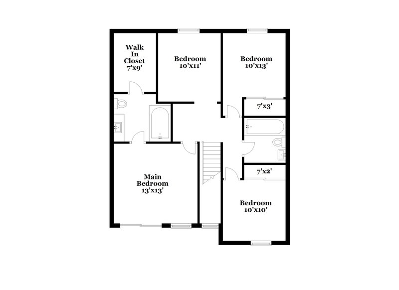 1,975/Mo, 10607 W Gilmore Ave Las Vegas, NV 89129 Floorplan View 2