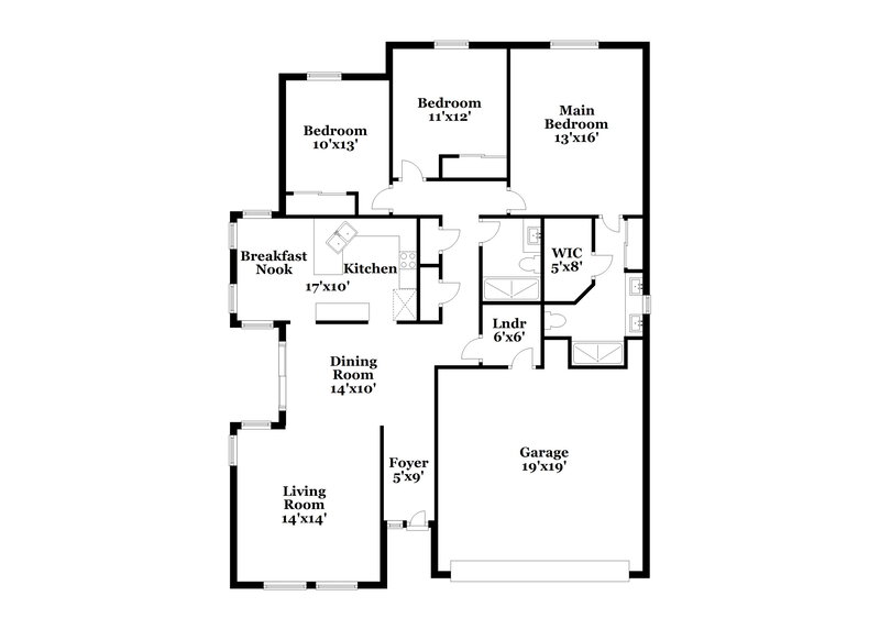 2,085/Mo, 3565 Scottsbluff St Las Vegas, NV 89129 Floor Plan View