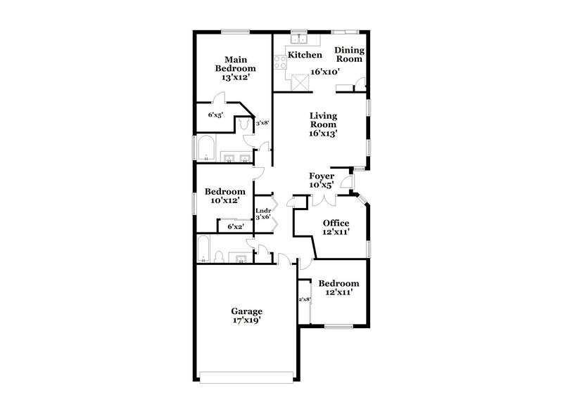 2,010/Mo, 3717 Smoking Gun Ct Las Vegas, NV 89129 Floor Plan View
