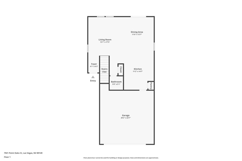 2,710/Mo, 7921 Point Oaks Ct Las Vegas, NV 89149 Floor Plan View