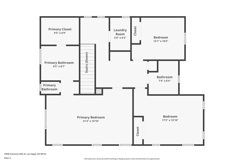 3,180/Mo, 10945 Florence Hills St Las Vegas, NV 89141 Floor Plan View 2