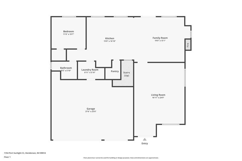 3,045/Mo, 1154 Port Sunlight Ct Henderson, NV 89014 Floor Plan View