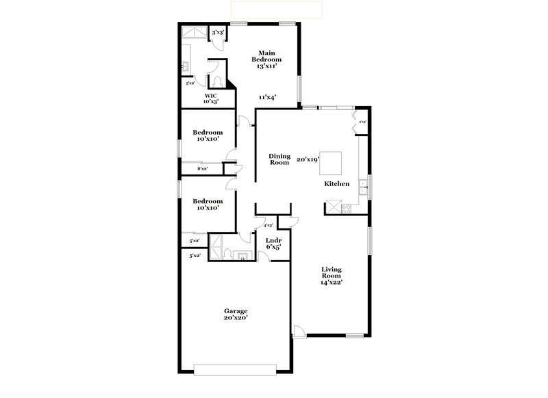1,980/Mo, 721 Orchid Tree Ln Henderson, NV 89011 Floor Plan View