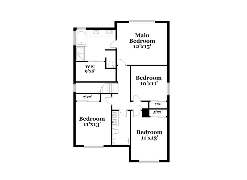 2,190/Mo, 7945 Turtle Island Ct Las Vegas, NV 89129 Floor Plan View 2