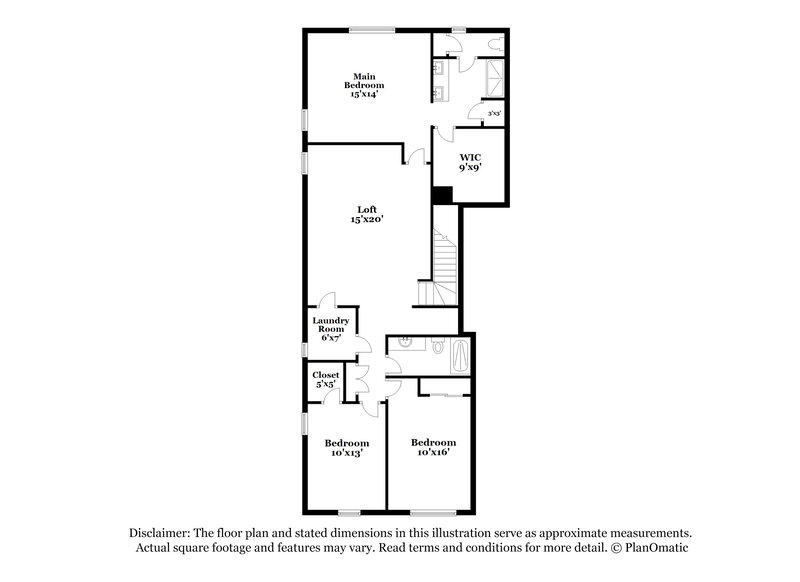 2,425/Mo, 7458 Earnshaw Ave Las Vegas, NV 89179 Floor Plan View 2