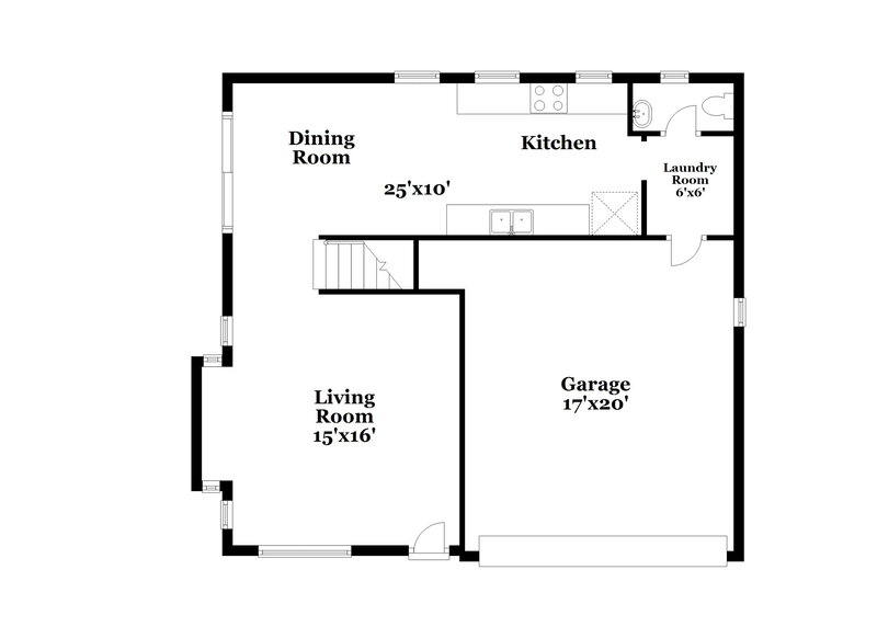 2,200/Mo, 3372 Epson St Las Vegas, NV 89129 Floor Plan View
