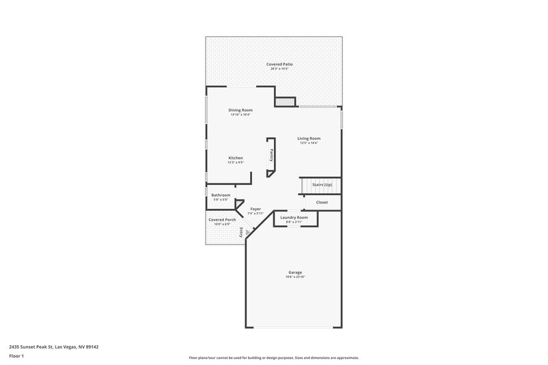 1,875/Mo, 2435 Sunset Peak St Las Vegas, NV 89142 Floor Plan View