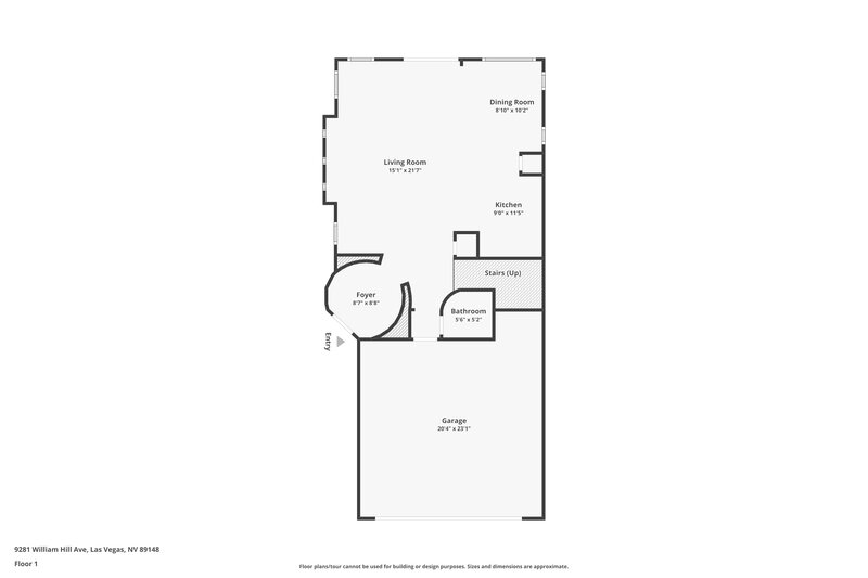 2,225/Mo, 9281 William Hill Ave Las Vegas, NV 89148 Floor Plan View