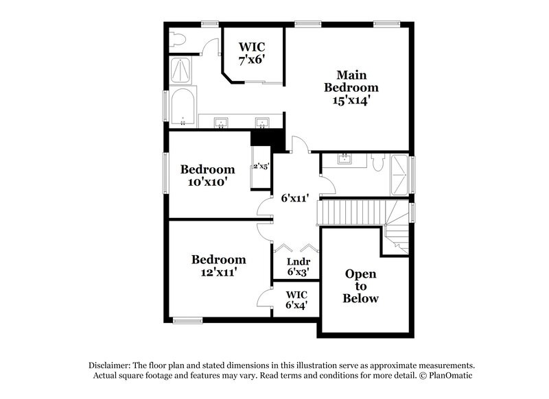 2,420/Mo, 1433 Bellglen Dr Las Vegas, NV 89128 Floor Plan View 2