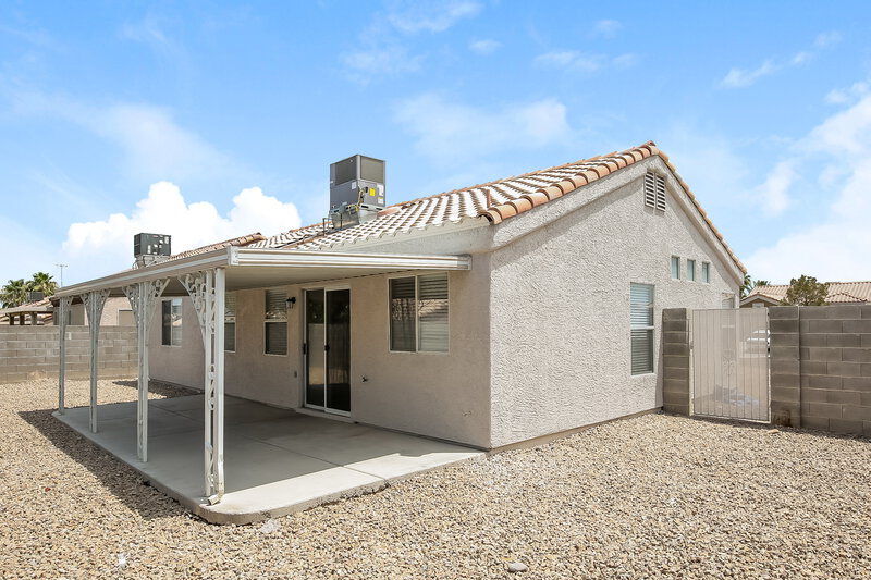 2,190/Mo, 3214 Avawatz Ct North Las Vegas, NV 89032 Rear View 2