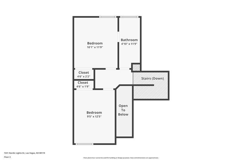 1,970/Mo, 7231 Nordic Lights Dr Las Vegas, NV 89119 Floor Plan View