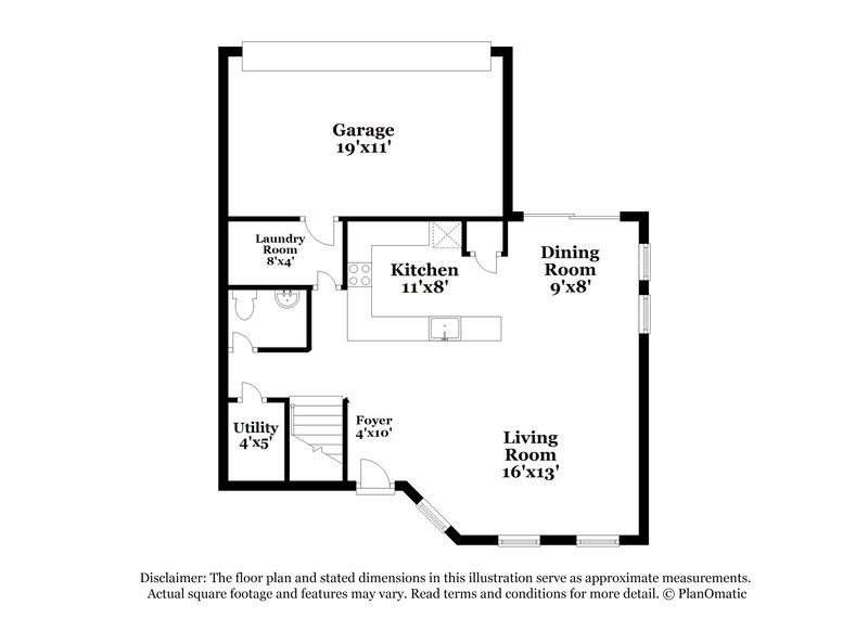 3,680/Mo, 7453 Garnet Moon St North Las Vegas, NV 89084 Floor Plan View