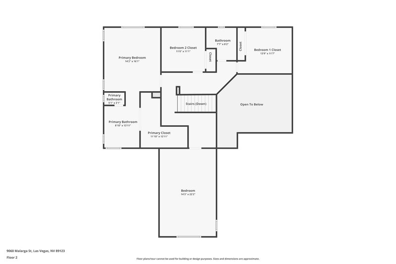 4,060/Mo, 9060 Malarga St Las Vegas, NV 89123 Floor Plan View 2