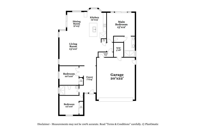 2,310/Mo, 439 Raindance Dr Henderson, NV 89014 Floor Plan View