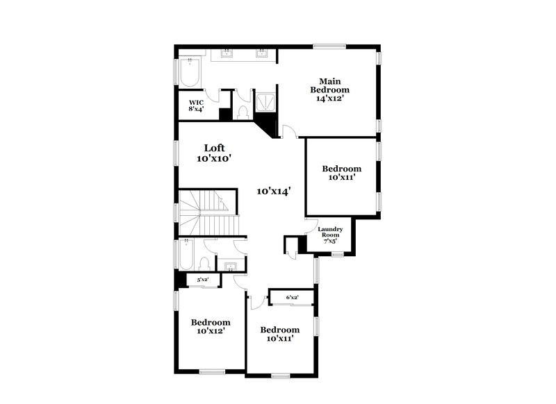 2,360/Mo, 8356 Fort Sedgwick Ave Las Vegas, NV 89131 Floor Plan View 2