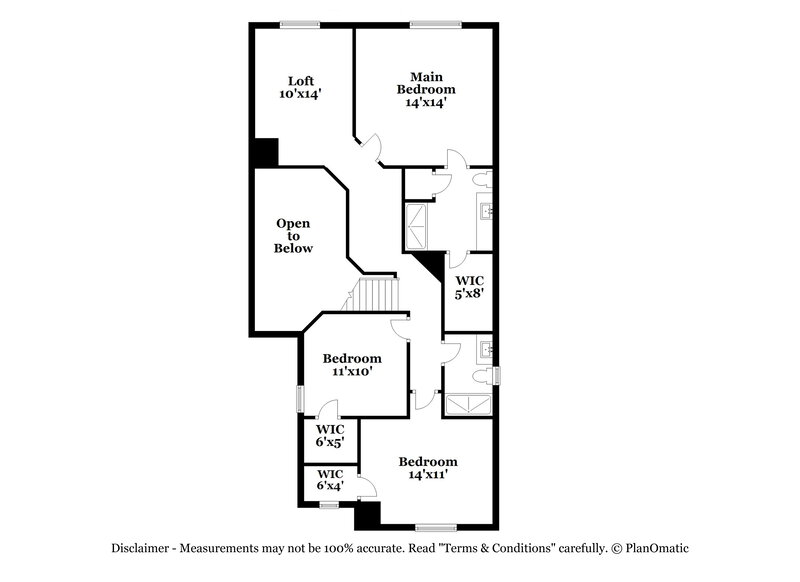 2,445/Mo, 10643 Solar Hawk Ave Las Vegas, NV 89129 Floor Plan View 2