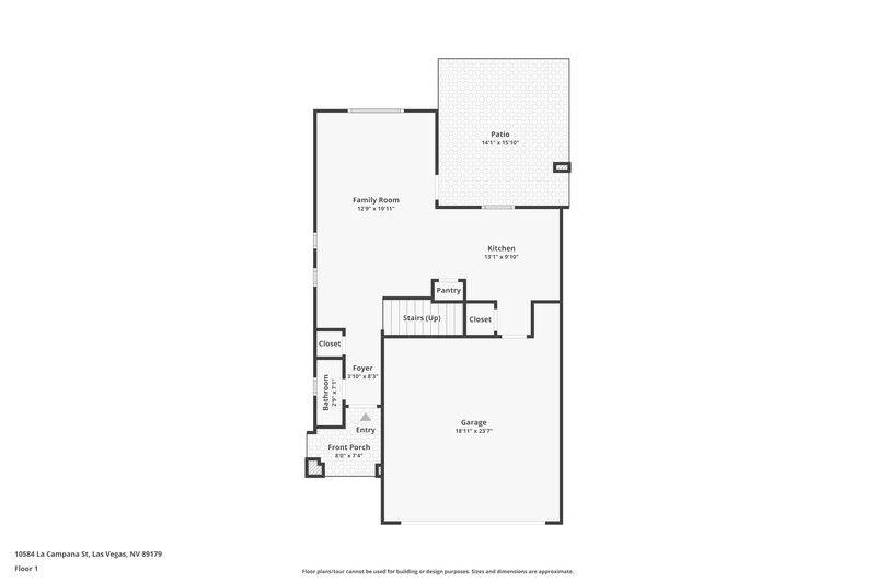 1,995/Mo, 10584 La Campana St Las Vegas, NV 89179 Floor Plan View