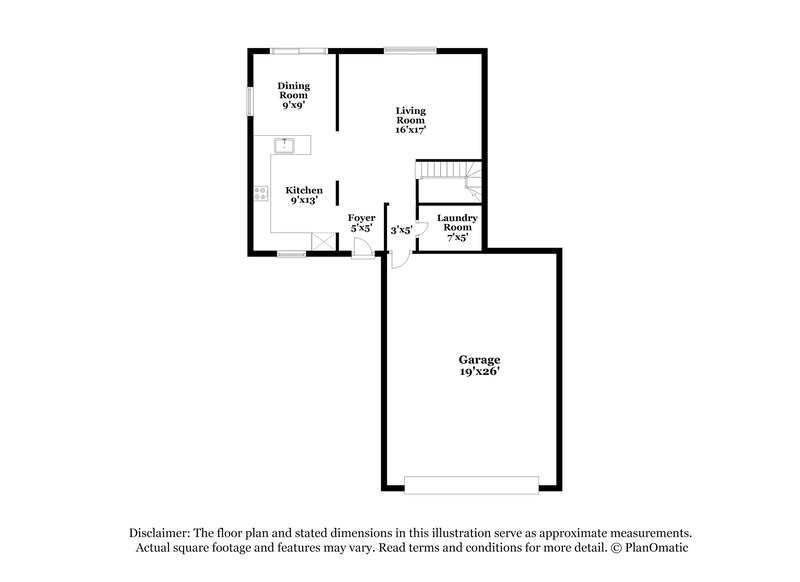 1,900/Mo, 4821 Royal Lake Ave Las Vegas, NV 89131 Floor Plan View