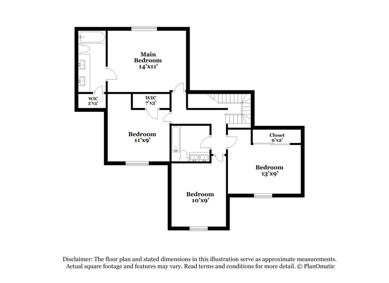 1,900/Mo, 4821 Royal Lake Ave Las Vegas, NV 89131 Floor Plan View 2