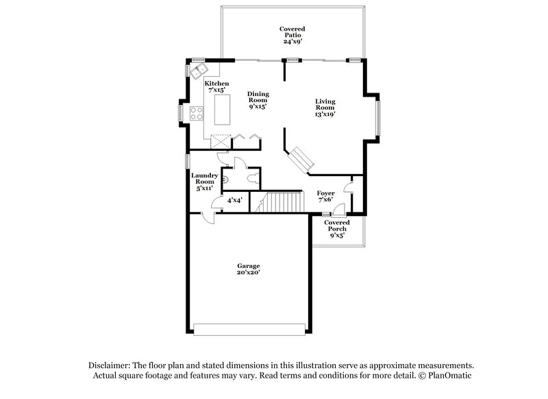 2,275/Mo, 7659 Glorietta Bay Ct Las Vegas, NV 89139 Floor Plan View