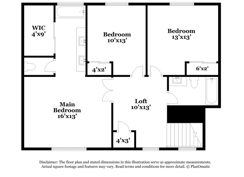 1,835/Mo, 4646 English Lavender Ave North Las Vegas, NV 89031 Floor Plan View