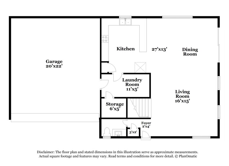1,835/Mo, 4646 English Lavender Ave North Las Vegas, NV 89031 Floor Plan View 2