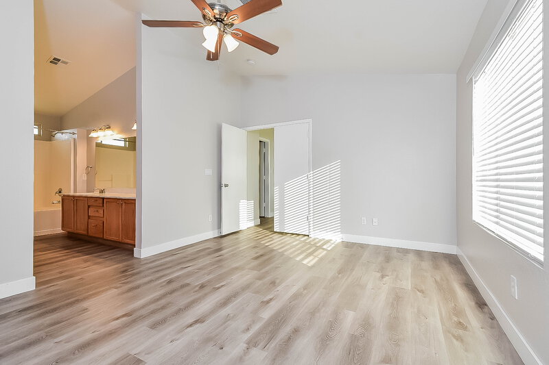 1,835/Mo, 4646 English Lavender Ave North Las Vegas, NV 89031 Main Bedroom View 2
