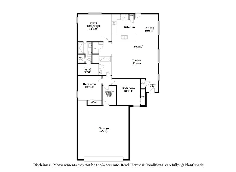 2,165/Mo, 181 Crested Creek Ave Henderson, NV 89011 Floor Plan View