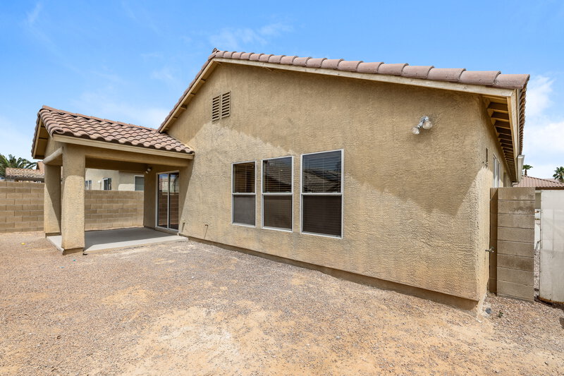 2,130/Mo, 3433 Palatine Hills Ave North Las Vegas, NV 89081 Rear View