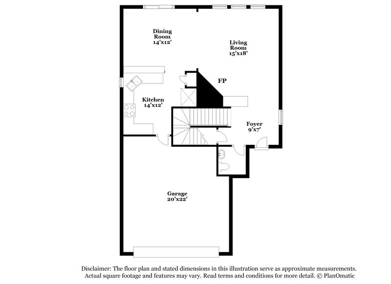 2,175/Mo, 8416 Debellis Creek Ct Las Vegas, NV 89131 Floor Plan View