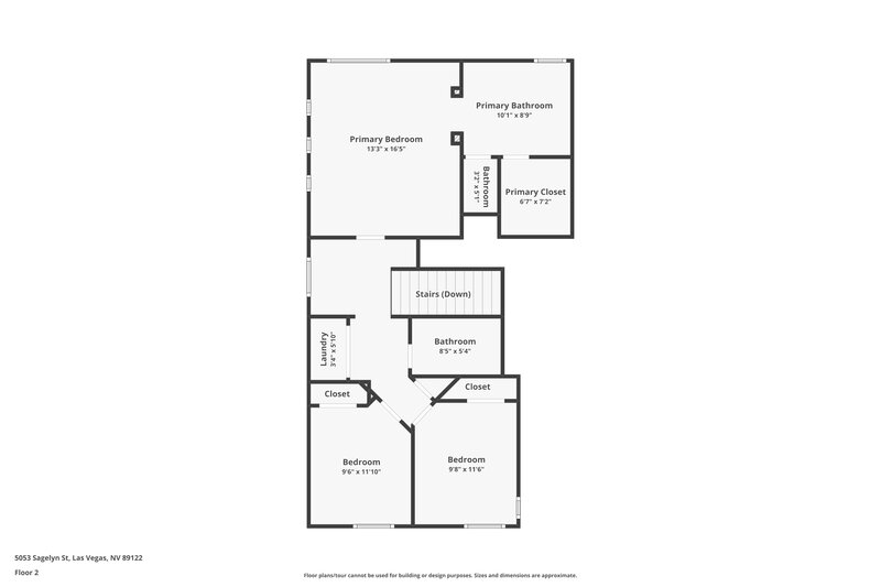 1,795/Mo, 5053 Sagelyn St Las Vegas, NV 89122 Floor Plan View 2