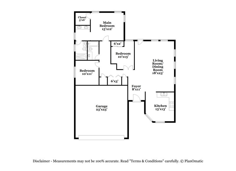 1,795/Mo, 622 Kings Center Ave North Las Vegas, NV 89032 Floor Plan View