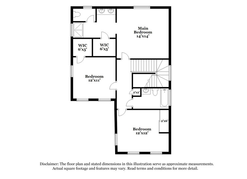 2,150/Mo, 8775 Parsons Ridge Ave Las Vegas, NV 89148 Floor Plan View 2