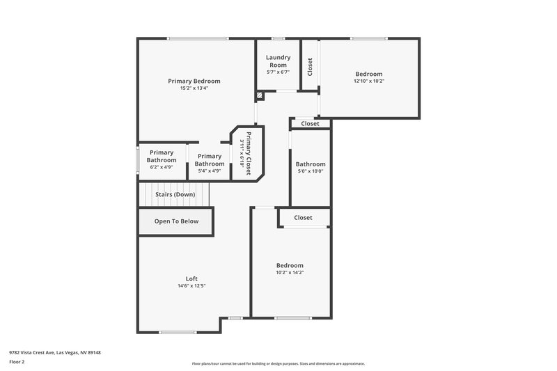 2,375/Mo, 5213 Concho Heights St North Las Vegas, NV 89081 Floor Plan View 2