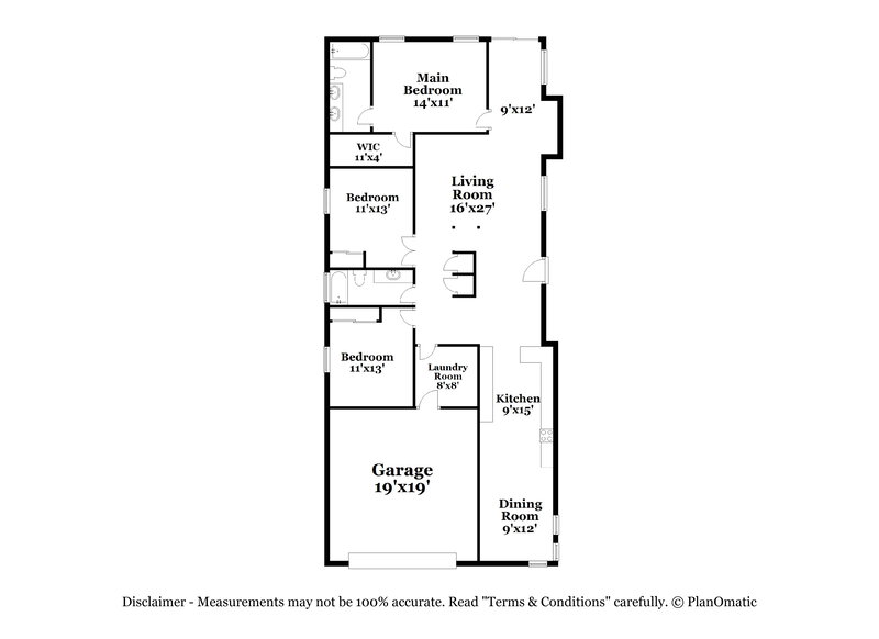 2,045/Mo, 9680 Withering Pine St Las Vegas, NV 89123 Floor Plan View
