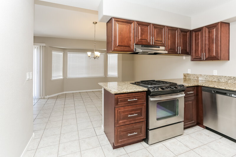 2,130/Mo, 6221 Tupac Ln Las Vegas, NV 89130 Kitchen View 2