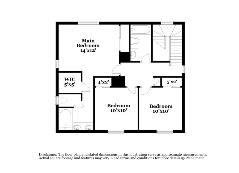 2,150/Mo, 8736 Water Bucket Ave Las Vegas, NV 89143 Floor Plan View 2